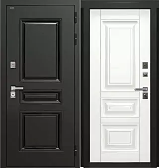 Термо Норд Букле черный/Белый матовый