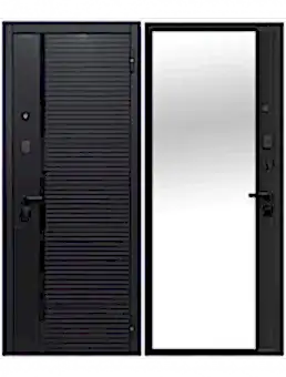 Черное Зеркало Сатин черный, лакобель черный / Сатин черный